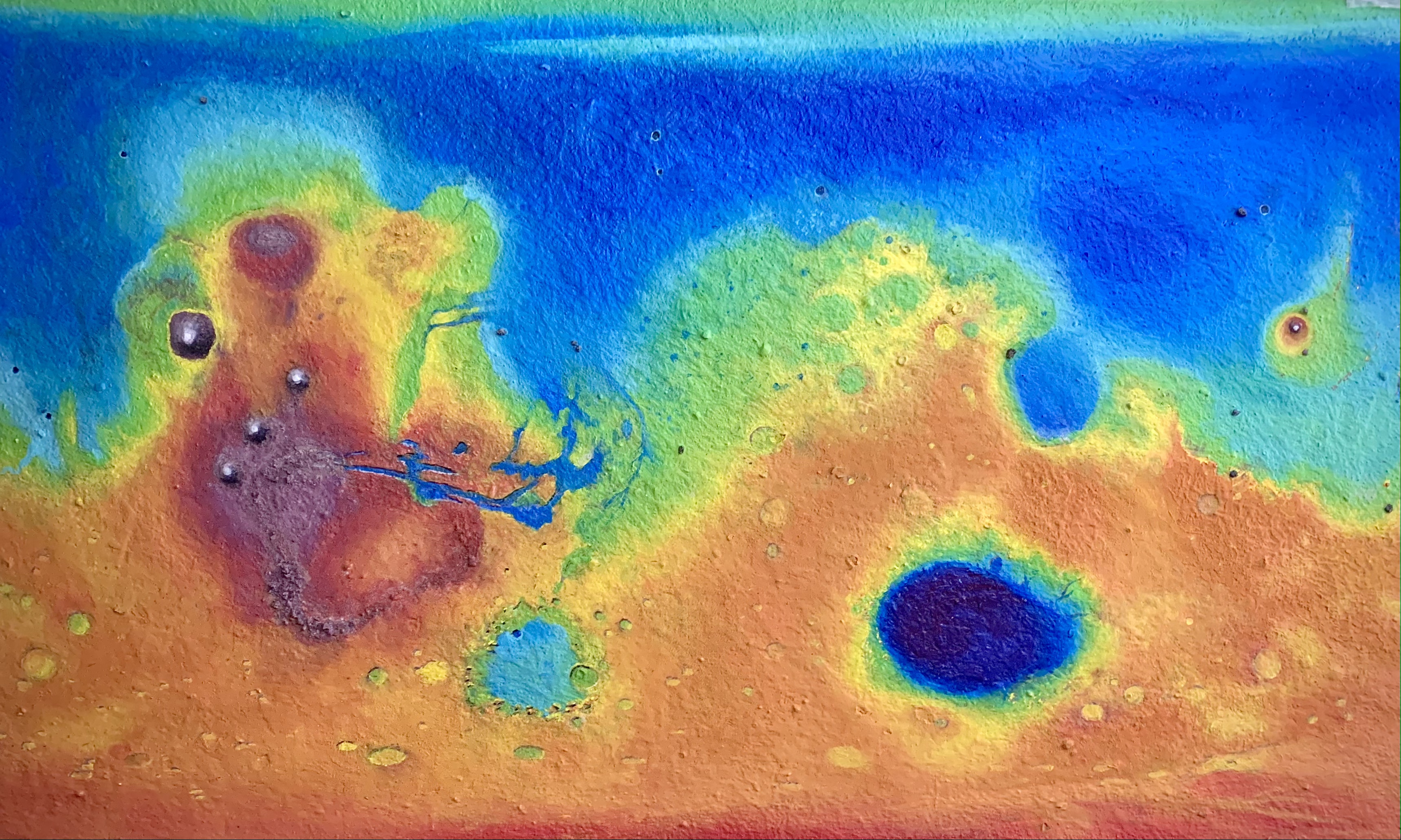 Robots of Mars, science-based artwork by E. Lee Wilson, Jr.